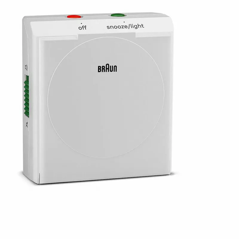 Braun BC05W zegar ścienny/stołowy Zegar analogowy Prostokątny Biały