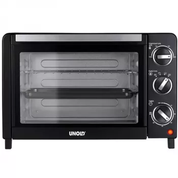 Mini piekarnik elektryczny Unold 68875 Allround – 18 L, 1200 W, czarny