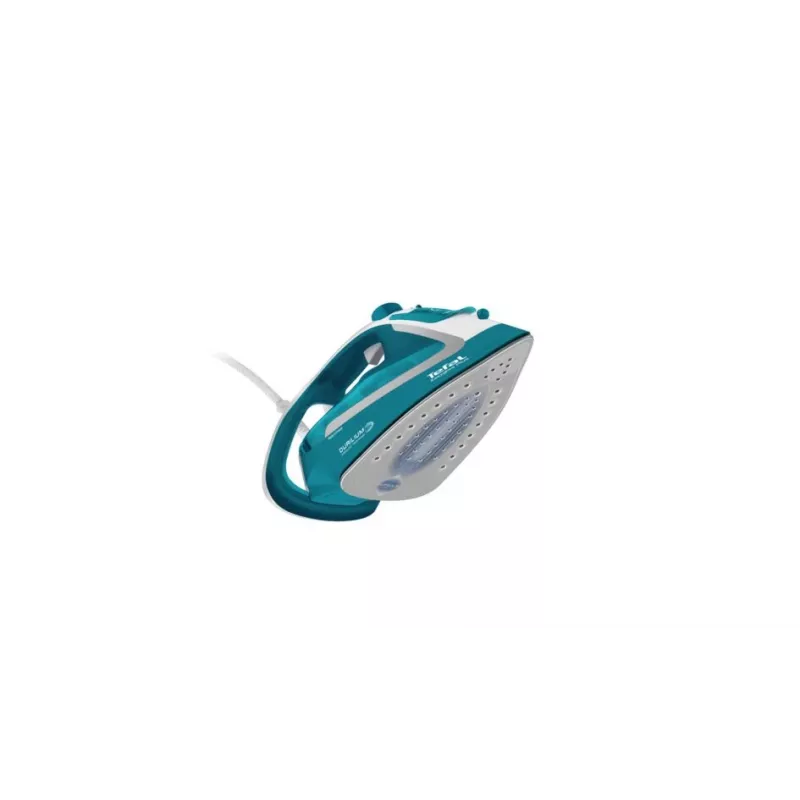 Tefal EasyGliss Plus FV5737 Żelazko parowe i suche Płyta Durilium 2500 W Turkusowy, Biały