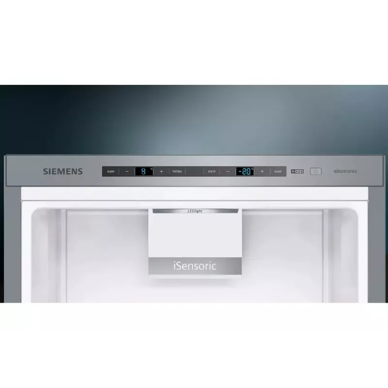Siemens iQ500 KG39E8IBA lodówko-zamrażarka Wolnostojąca 343 L Stal nierdzewna