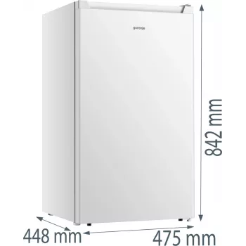 Gorenje F39EPW4 Zamrażarka pionowa wolnostojąca 61 l biała