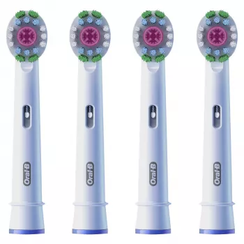 Główki szczoteczki Oral-B 860960 4 szt., białe główki wymienne
