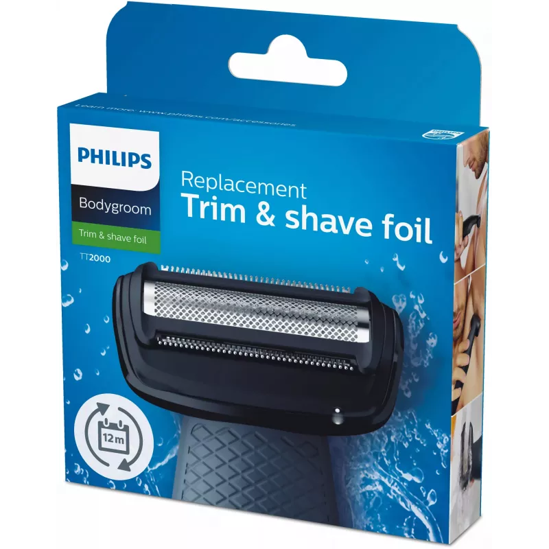 Philips Bodygroom folia zamienna TT2000/43 Wodoodporna folia zamienna do głowicy golarki