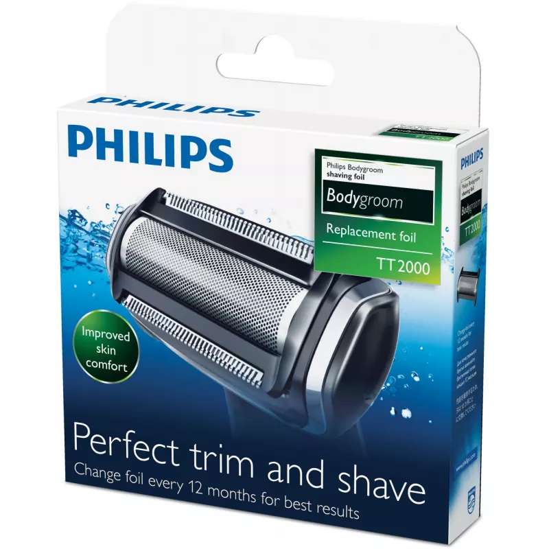 Philips Bodygroom folia zamienna TT2000/43 Wodoodporna folia zamienna do głowicy golarki