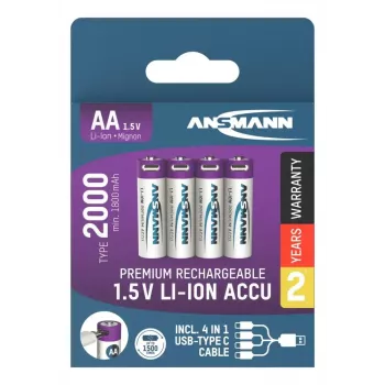 Akumulator Ansmann 1312-0036 AA litowo-jonowy