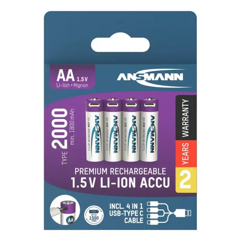 Akumulator Ansmann 1312-0036 AA litowo-jonowy