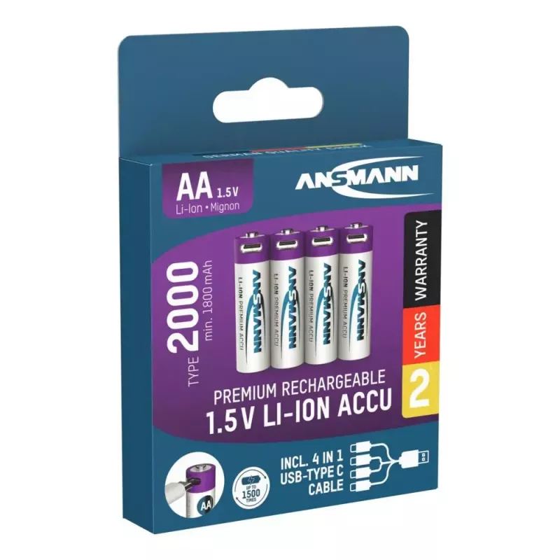 Akumulator Ansmann 1312-0036 AA litowo-jonowy