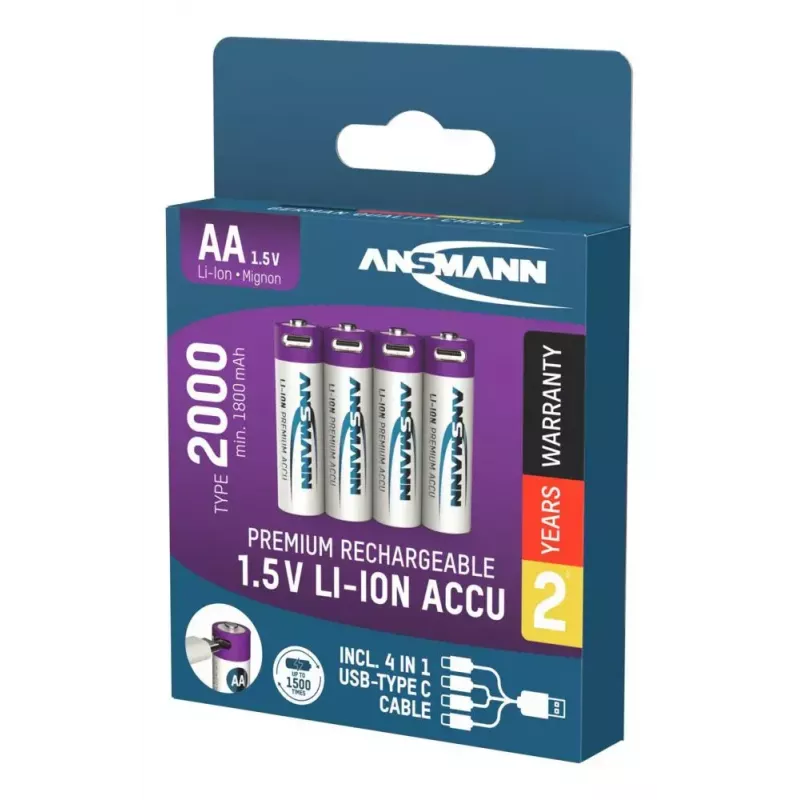 Akumulator Ansmann 1312-0036 AA litowo-jonowy