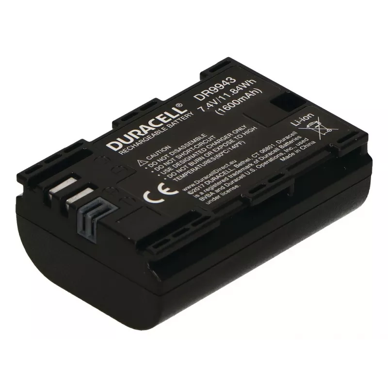 Bateria do aparatu Duracell DR9943 LP-E6 1600 mAh Li-Ion