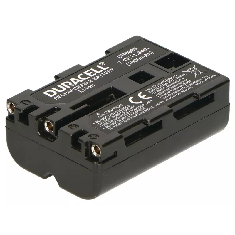 Bateria do aparatu Duracell DR9695, zamiennik Sony NP-FM500H, 1600 mAh