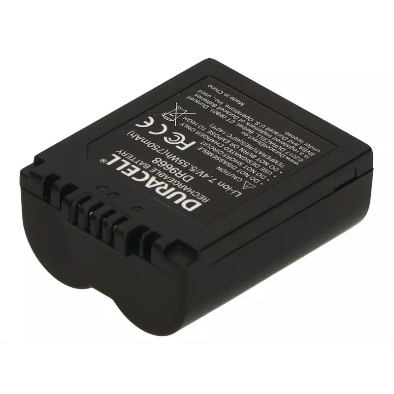 Akumulator do aparatu Duracell DR9668, litowo-jonowy, 750 mAh, 35x44x18 mm