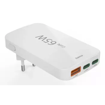Ładowarka Hama 00201976 do urządzeń mobilnych Laptop, Powerbank, Smartfon, Tablet Biała AC Szybkie ładowanie Wewnętrzna