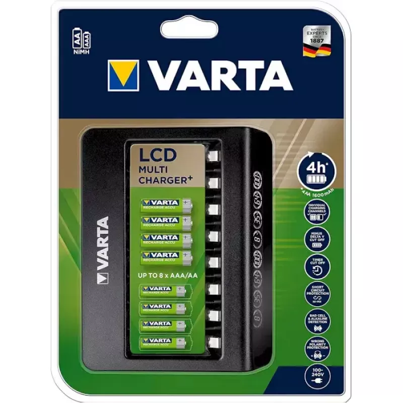 Ładowarka Varta LCD Multi Charger+