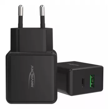 Ładowarka sieciowa Ansmann HC218PD Universal Czarna