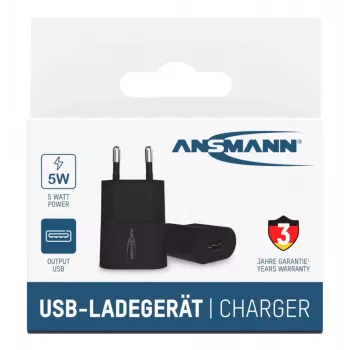 Ładowarka Ansmann HC105 Universalna Czarna AC Wewnętrzna