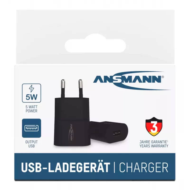 Ładowarka Ansmann HC105 Universalna Czarna AC Wewnętrzna