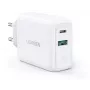 Ładowarka do urządzeń mobilnych Ugreen 60468 Tablet, Telefon, Uniwersalna Biała AC Szybkie ładowanie Wewnętrzna