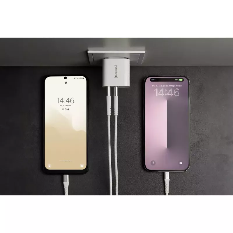 Ładowarka sieciowa Intenso POWER ADAPTER 2XUSB-A/7802412 Uniwersalna Biała