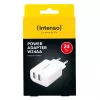 Ładowarka sieciowa Intenso POWER ADAPTER 2XUSB-A/7802412 Uniwersalna Biała