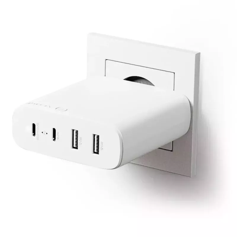 Ładowarka ALOGIC 4X100 Universal biały USB Indoor