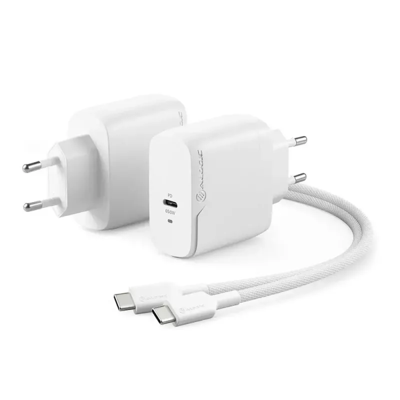 Ładowarka sieciowa ALOGIC 1X65 Universal biały