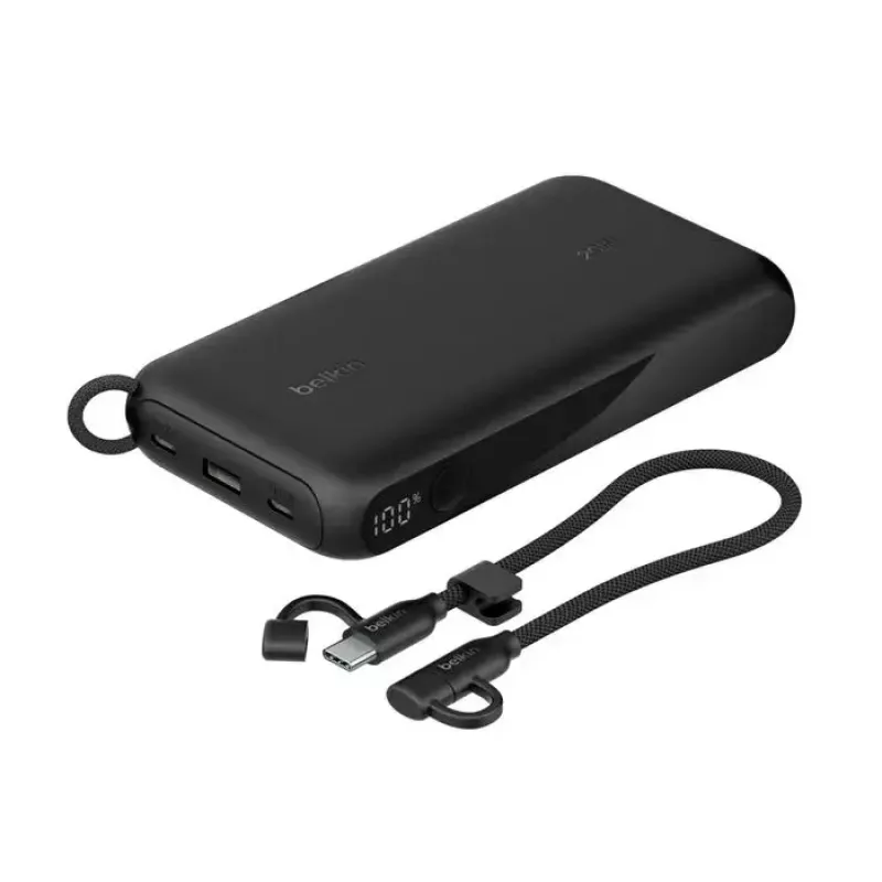 Power bank Belkin BPB028HQBK 20000 mAh, 2× USB-C, 1× USB-A, czarny