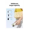 Ugreen 25208 powerbank 10000 mAh ładowanie bezprzewodowe beżowy