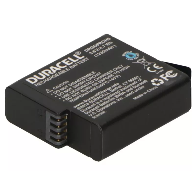 Akumulator do kamery sportowej Duracell - zamiennik akumulatora GoPro Hero 5
