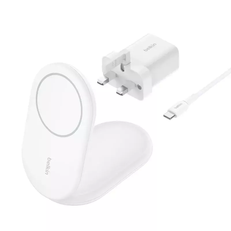 Ładowarka bezprzewodowa Belkin BoostCharge WIB007VFWH USB szybkie ładowanie wewnątrz pomieszczeń