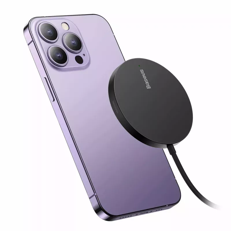 Ładowarka Baseus CCJJ040001 Bezprzewodowa Wewnętrzna USB Czarna do Smartfonów