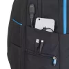 Plecak Rivacase 7860 do laptopów 43,9 cm (17,3 cala), poliester, czarny/niebieski