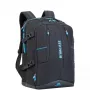 Plecak Rivacase 7860 do laptopów 43,9 cm (17,3 cala), poliester, czarny/niebieski
