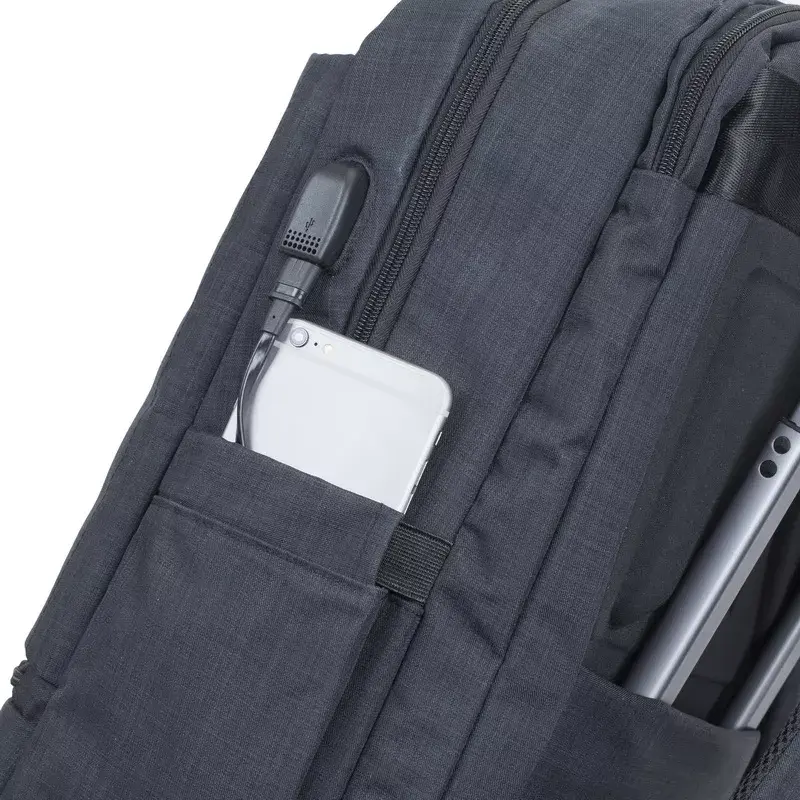 Plecak Rivacase 8365 do laptopów 17,3 cala, poliester, czarny, 850 g