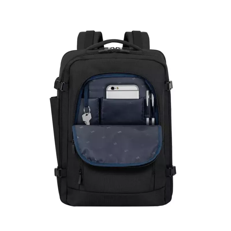 Plecak Rivacase 8461 43.9 cm 17.3 cala Czarny 2 kieszenie przednie