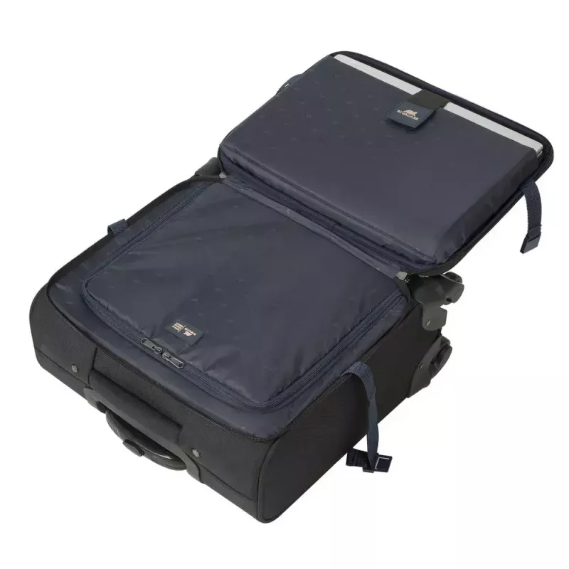 Walizka na kółkach Rivacase 8481 do laptopów 15,6 cala, poliester, 3,2 kg, czarna
