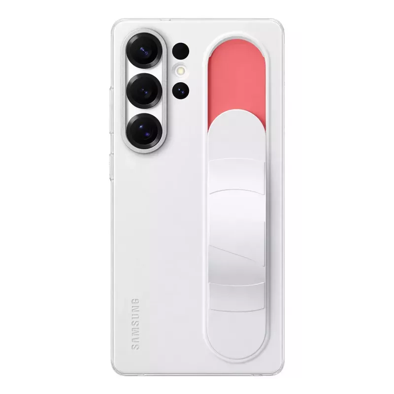 Cover Samsung Galaxy S25 Ultra Monochromatic biały with Stand