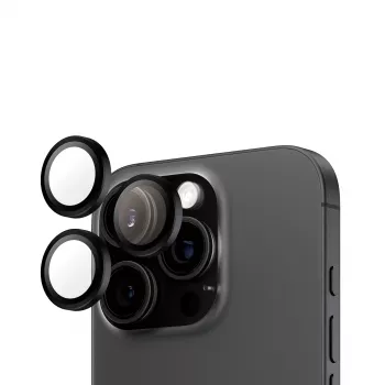 PanzerGlass ® Hoops® Osłona obiektywu aparatu Czarny iPhone 16 Pro | 16 Pro Max