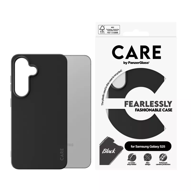 Etui PanzerGlass CARE™ by ® Czarny Samsung Galaxy S25