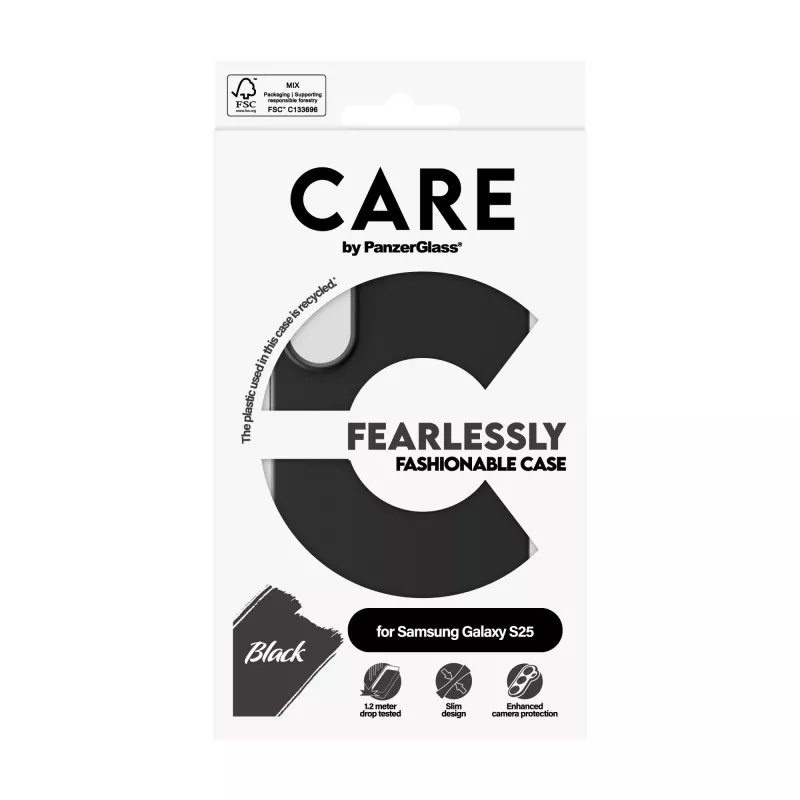 Etui PanzerGlass CARE™ by ® Czarny Samsung Galaxy S25