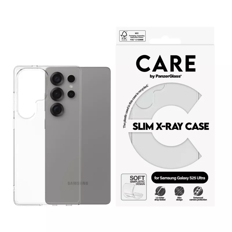 Etui PanzerGlass Samsung Galaxy S25 Ultra Transparent X-Ray Soft