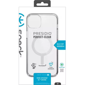 Speck Presidio Perfect Clear Case MagSafe iPhone 14 Plus