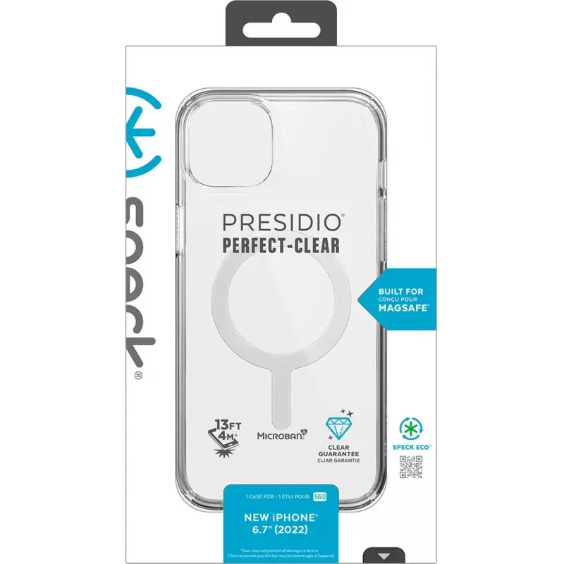 Speck Presidio Perfect Clear Case MagSafe iPhone 14 Plus