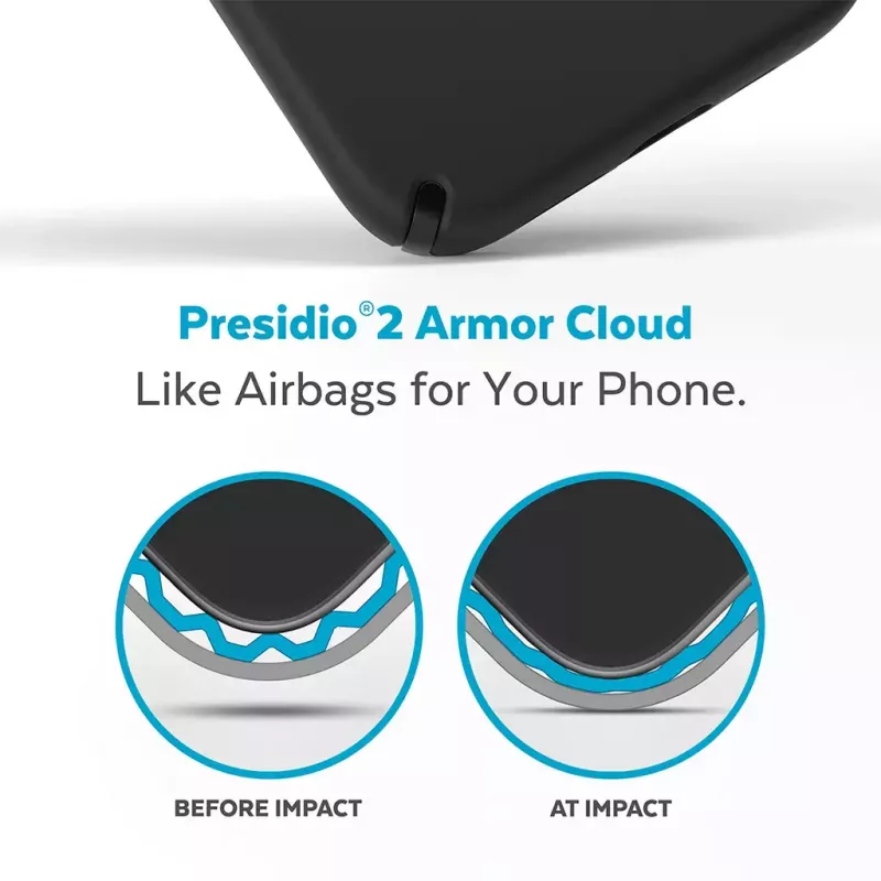 Speck Presidio2 Pro + MS Apple iPhone 14 Plus/15 Plus Czarny - z Microban Wytrzymałe Etui