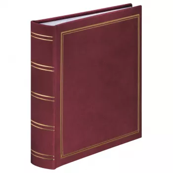 Album fotograficzny Hama London czerwony 100 arkuszy 10 x 15 oprawa case-bound