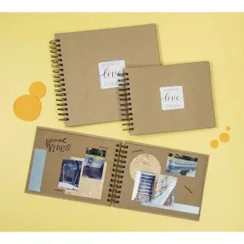 Album fotograficzny Hama Craft Brown 80 arkuszy 10 x 15 Oprawa spiralna