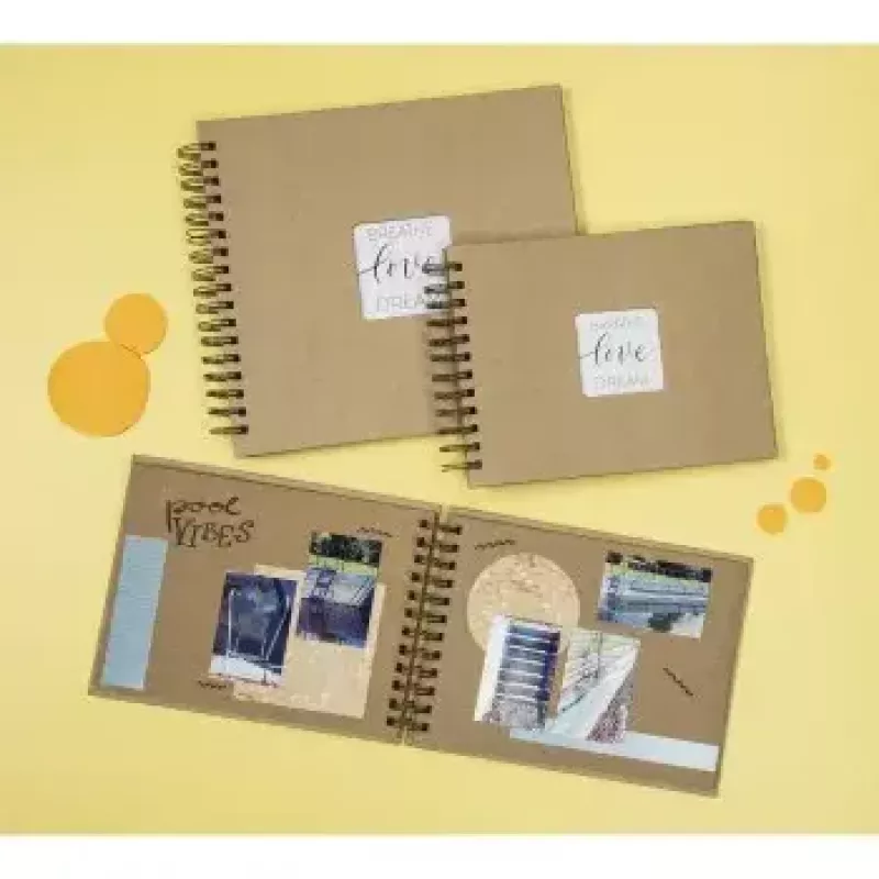 Album fotograficzny Hama Craft Brown 80 arkuszy 10 x 15 Oprawa spiralna