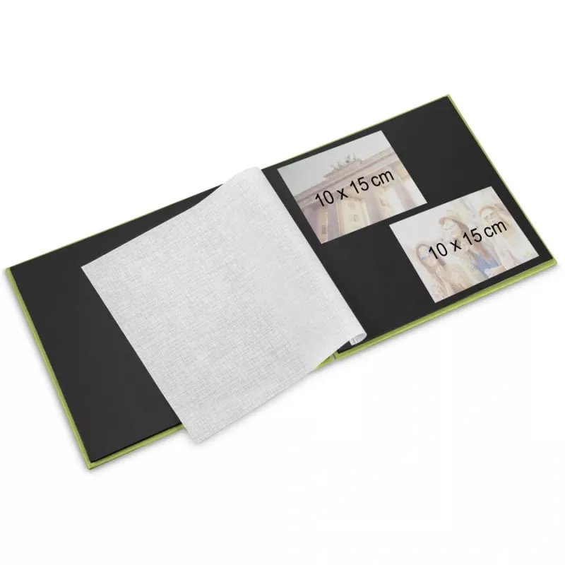 Hama album na zdjęcia Zielony 100 arkuszy 10 x 15 Oprawa spiralna