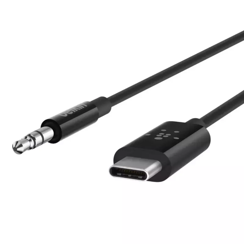 Kabel audio Belkin RockStar 3,5 mm ze złączem USB-C