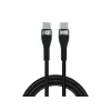 Kabel Conceptronic ETTA01B20 USB-C do USB-C PD 3.0 100W szybkiego ładowania 2 m, 20V 5A, 480 Mbps, E-Mark