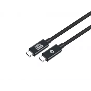 Conceptronic ETTA04B20 USB 4.0 Gen 3 C-C PD 3.1 240W Kabel 2M, 48V 5A, 40Gbps, E-Mark